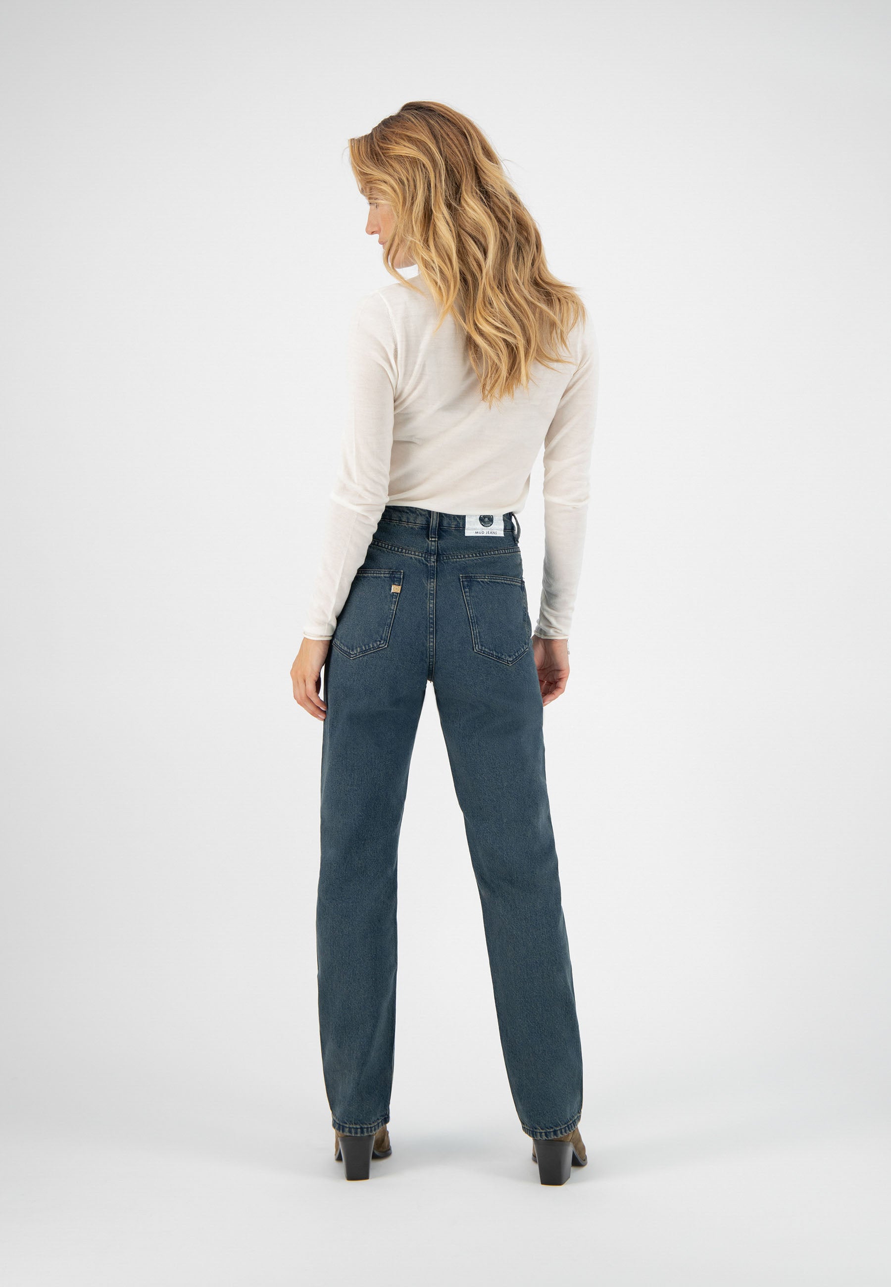 Eco Jeans | Relax Rose - Whale Blue | MUD Jeans
