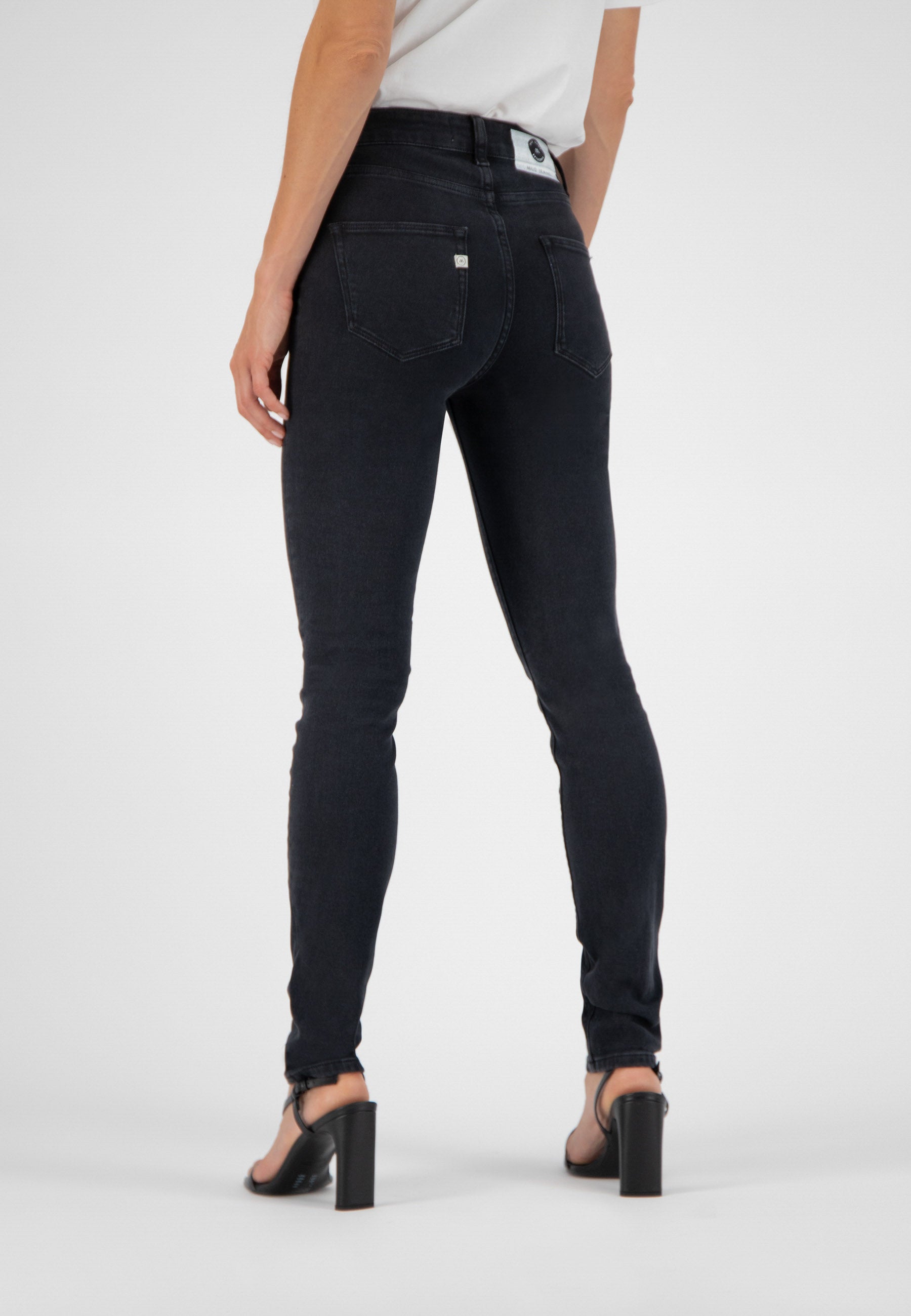 Organic Jeans | Skinny Hazen - Stone Black | MUD Jeans